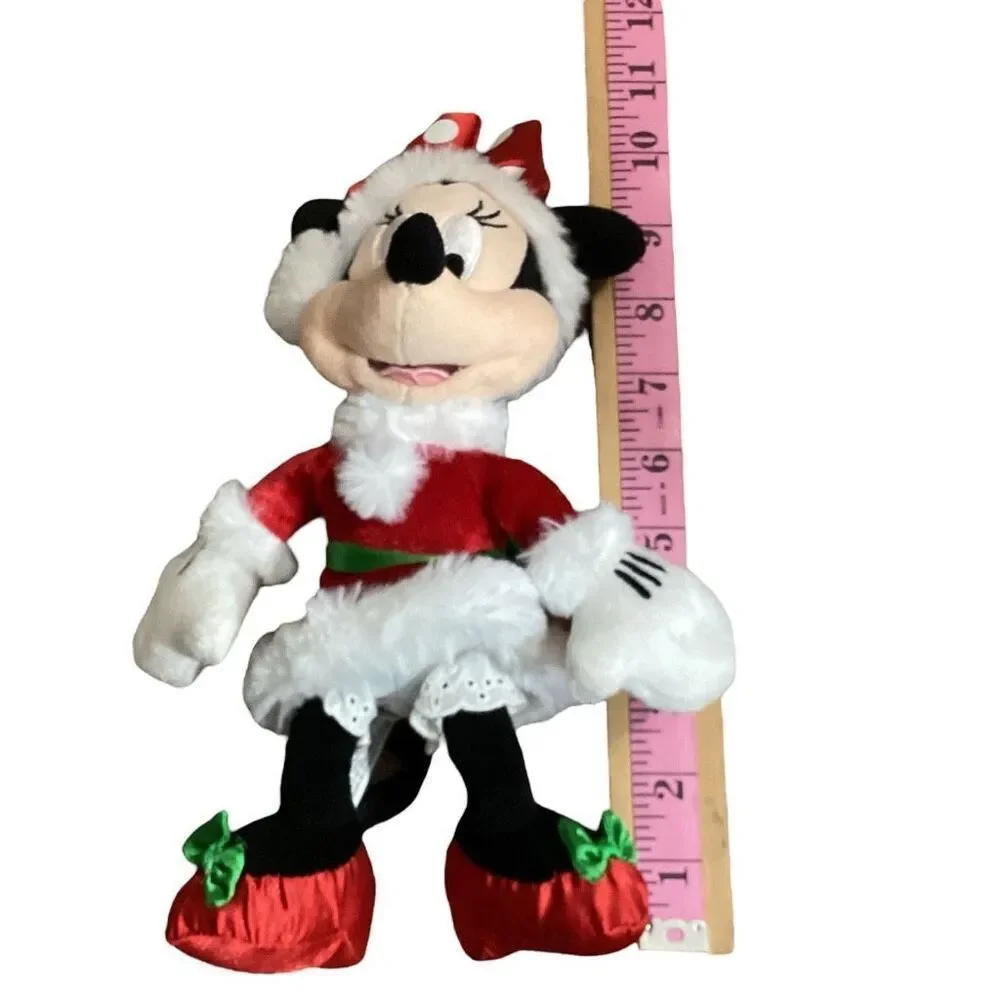 Disney Christmas Ms. Santa Minnie Mouse Stuffed Toy